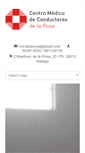 Mobile Screenshot of centromedicodelarosa.com